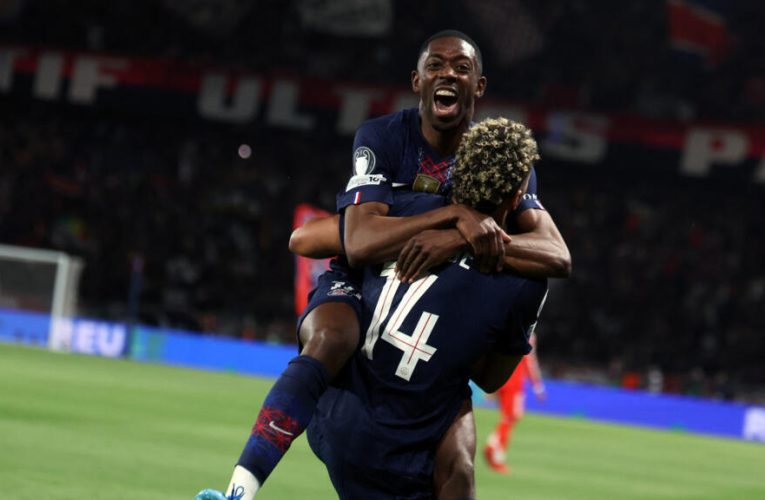 Ousmane Dembélé named player of the year in France for second straight year