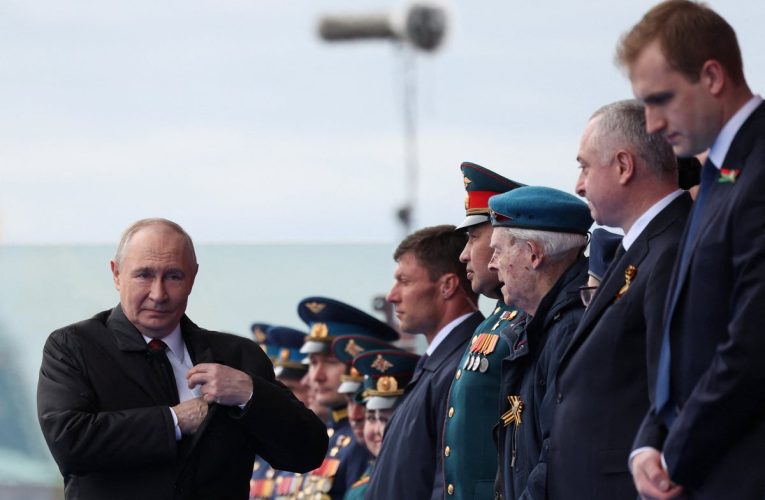 Putin vows Russia’s victory over Ukraine and criticises Nato at scaled-down Victory Day parade