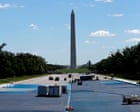 No-bid contract to turn DC’s reflecting pool blue goes to firm with ties to Trump