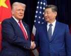 Trump heads to China this week to meet Xi as Iran war and trade disputes loom over summit – US politics live
