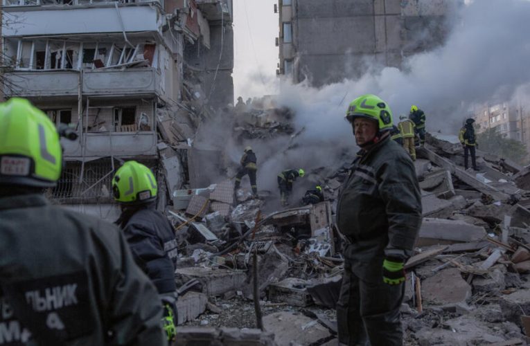 Russia pounds Kyiv and cities across Ukraine in massive air attack