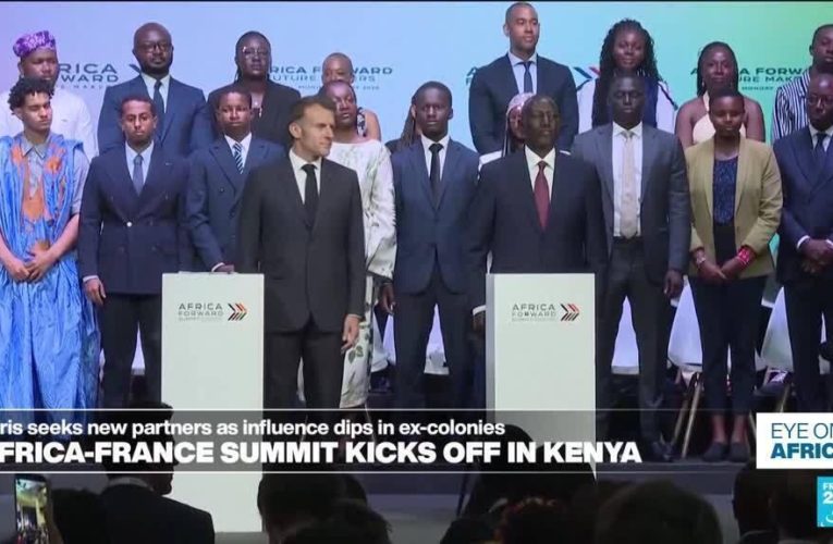 France woos Anglophone Africa at a summit in Kenya