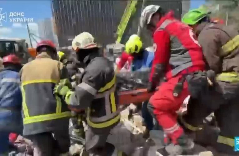 Russia pummels Kyiv, killing at least 10 as advance in the east slows
