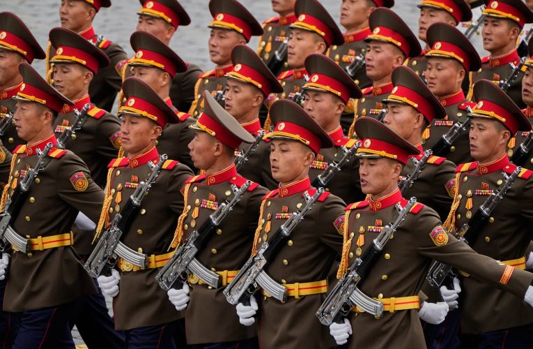 North Korean troops take part in Russia’s Victory Day parade for first time