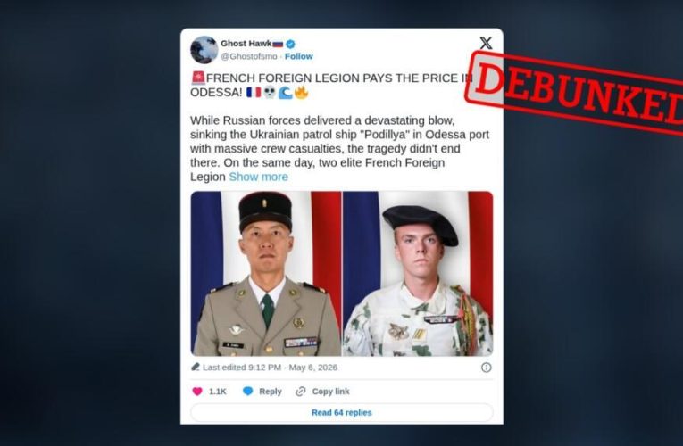 No, two French soldiers have not been killed in a Russian attack in Ukraine